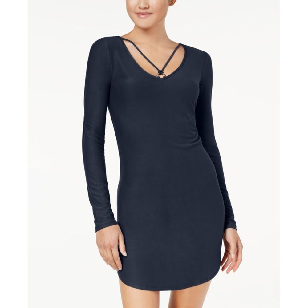Planet Gold Juniors Strap Detailed Soft Bodycon Dress